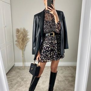 Zara Ruffled Mini Dress